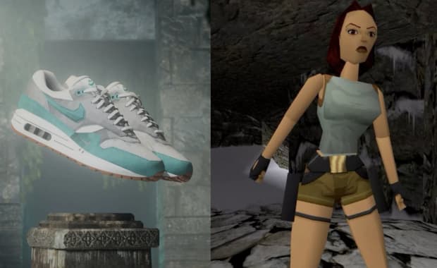 .SWOOSH x Nike Air Max 1 Poly Adventure Tomb Raider