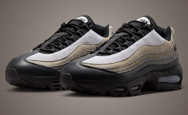 This Big Bubble Air Max 95 is Covered in Laser-Cut Paisley Print