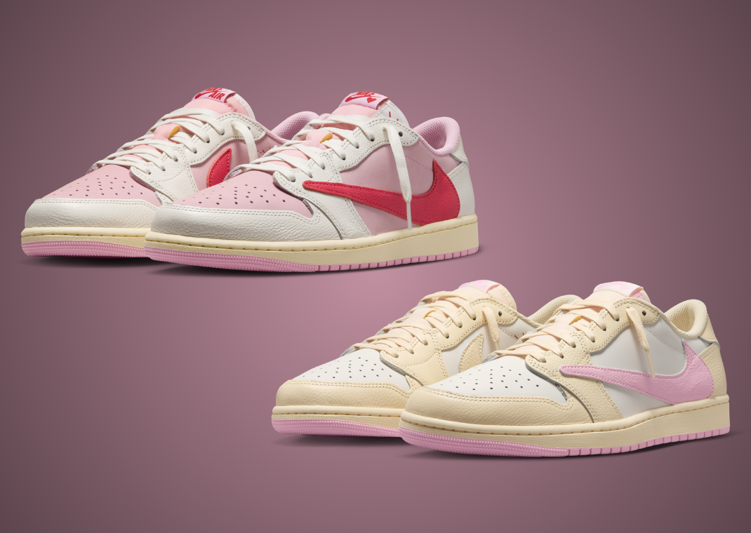 Travis Scott x Air Jordan 1 Retro Low OG Pink Pack