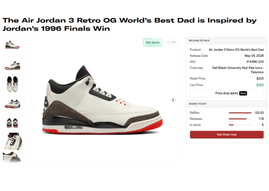 Air Jordan 3 Retro World’s Best Dad