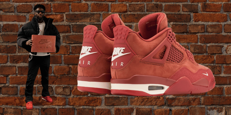 Nigel Sylvester's Air Jordan 4 Retro Brick By Brick Releases March 14