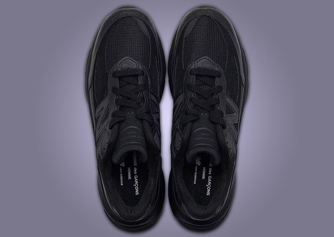 Comme des Garçons Homme x New Balance 990v6 Made in USA Black Top