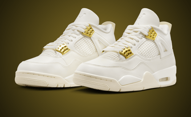 The Women's Exclusive Air Jordan 4 Metallic Gold Releases March 2024