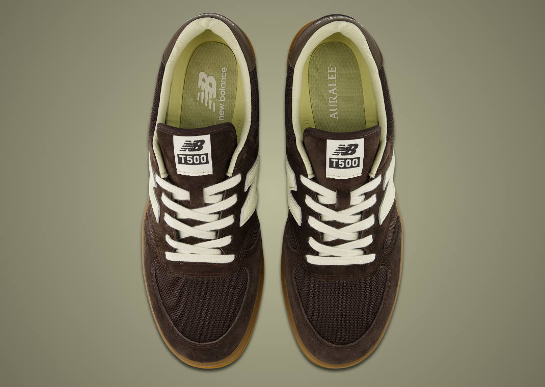AURALEE x New Balance T500 Vintage Brown - Top