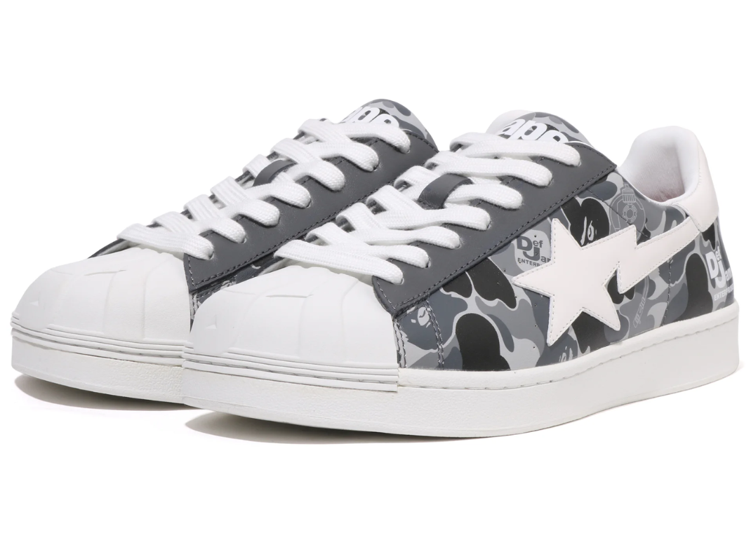 Def Jam x BAPE SKULL STA Black - Angle