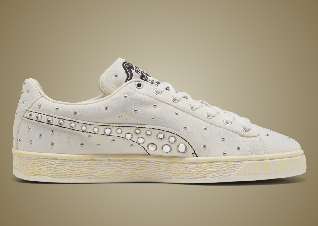 Sinclair x Puma Suede White - Medial