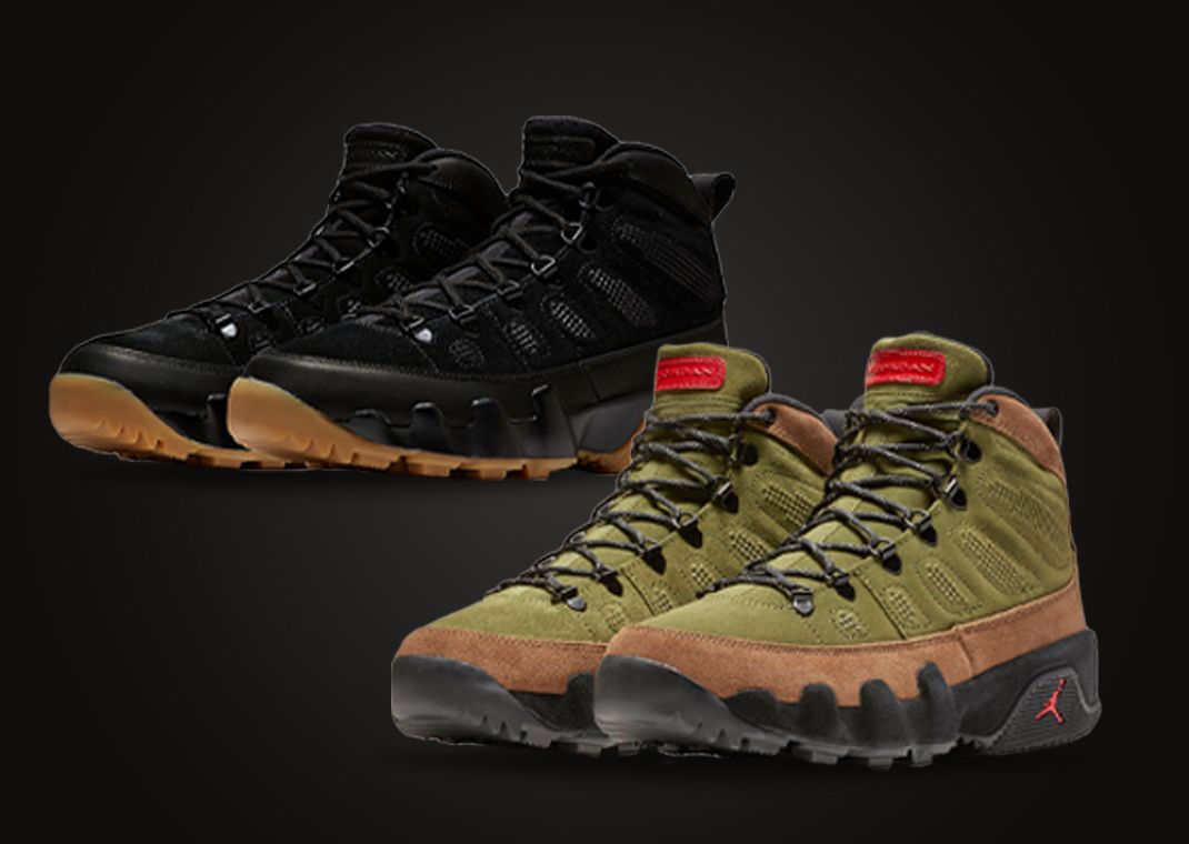 Air Jordan 9 Retro Boot Black Gum and Beef & Broccoli