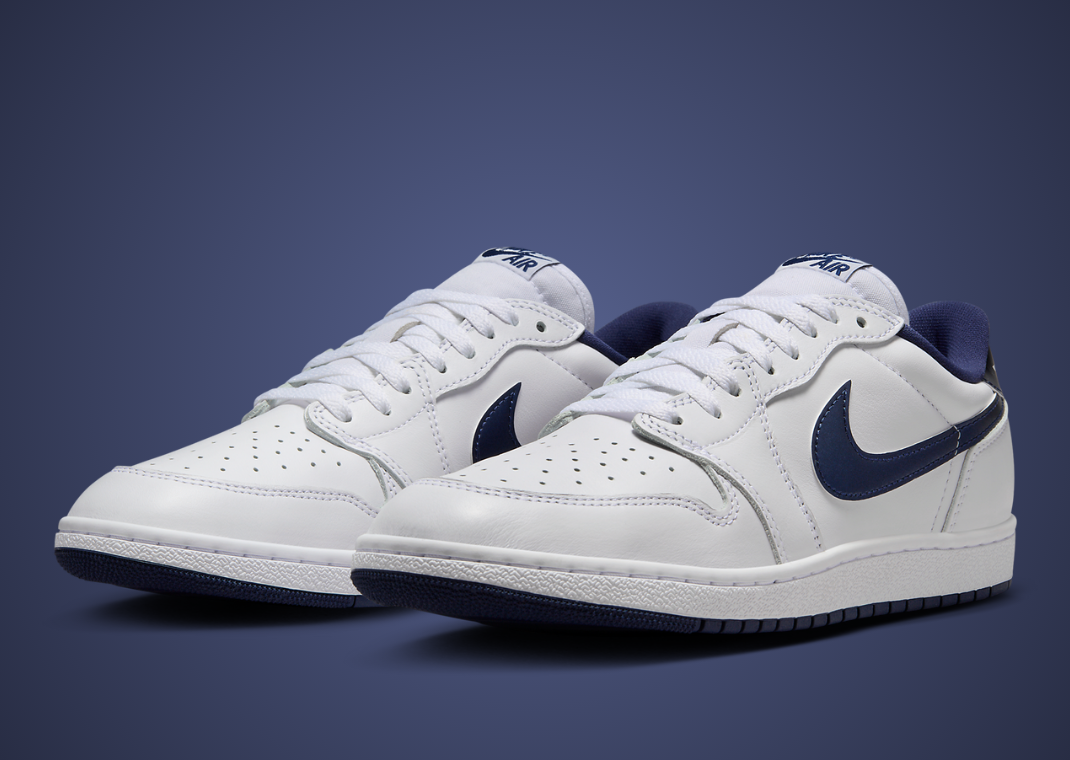 Air Jordan 1 Low 85 Metallic Navy Angle