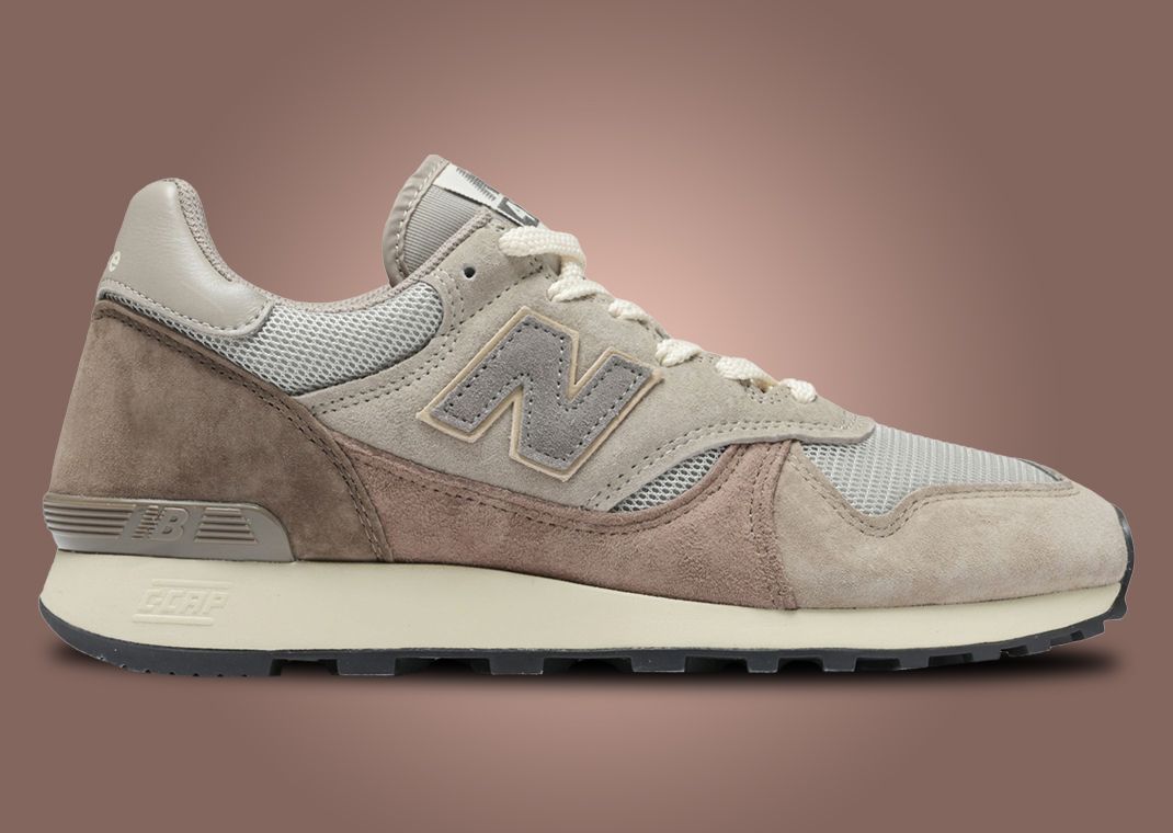 AURALEE x New Balance 475 Grey Lateral