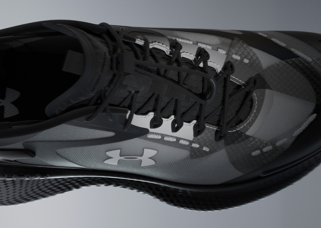 Under Armour ECHO Black White Detail