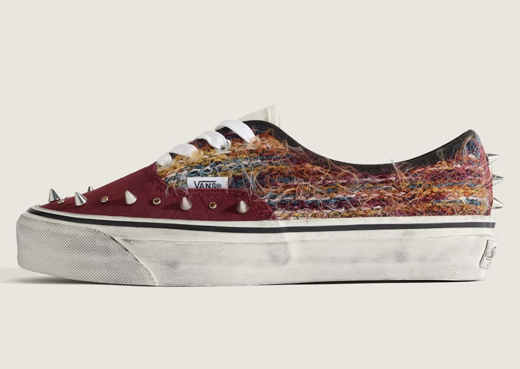 Vans Authentic Ibiza Burgundy Multi - Lateral