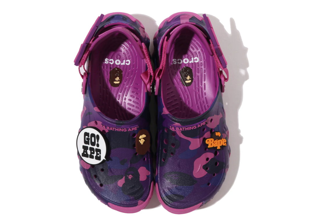 BAPE x Crocs Echo RO Clog Purple