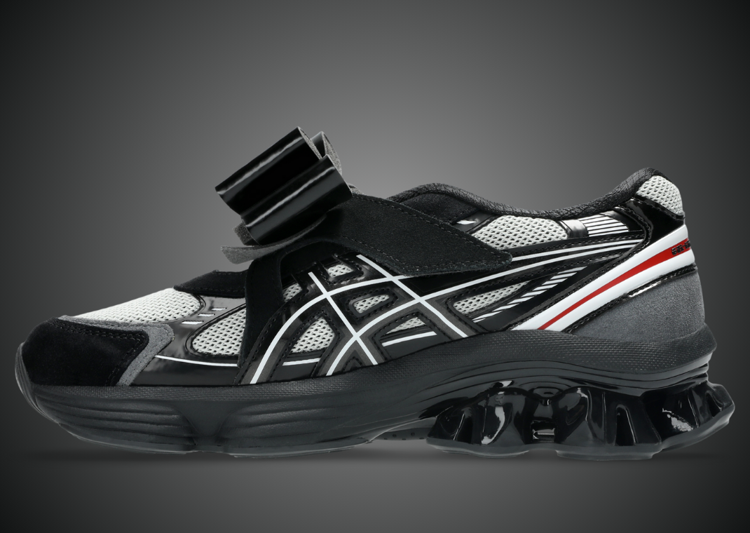 SHUSHU/TONG x Asics Gel-Kinetic Fluent Black White - Lateral