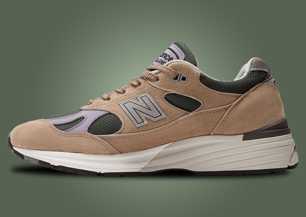 New Balance 991v2 Made in UK Essentially Offbeat Cement Medial