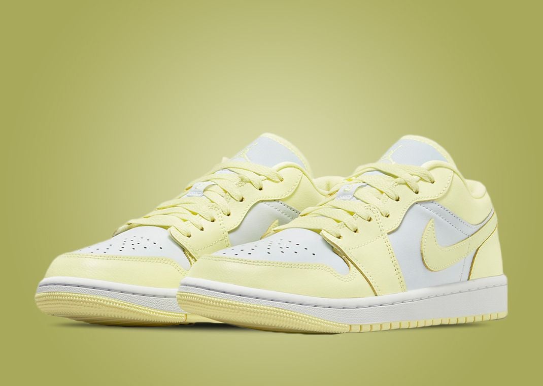 Air Jordan 1 Low "Pure Platinum Citron Tint" (W)