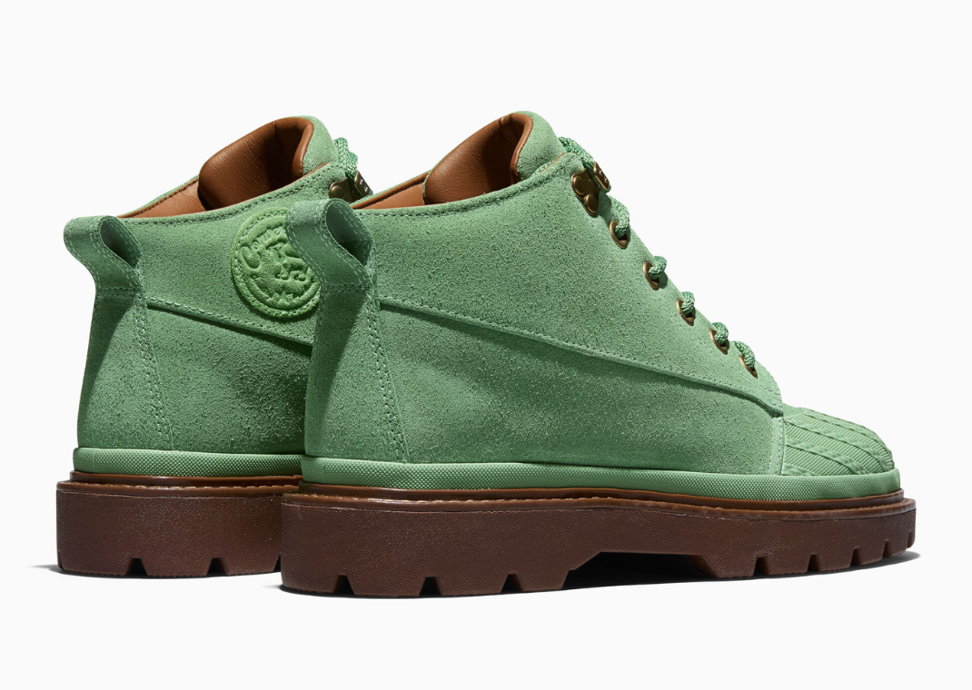 Golf Le Fleur x Converse 1908 Bronco Boot Hi Green - Heel Angle
