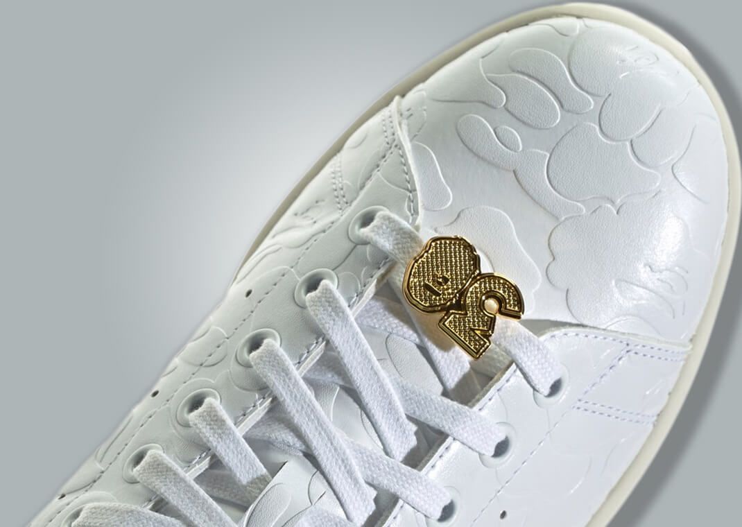 BAPE x adidas Stan Smith Cloud White Toe
