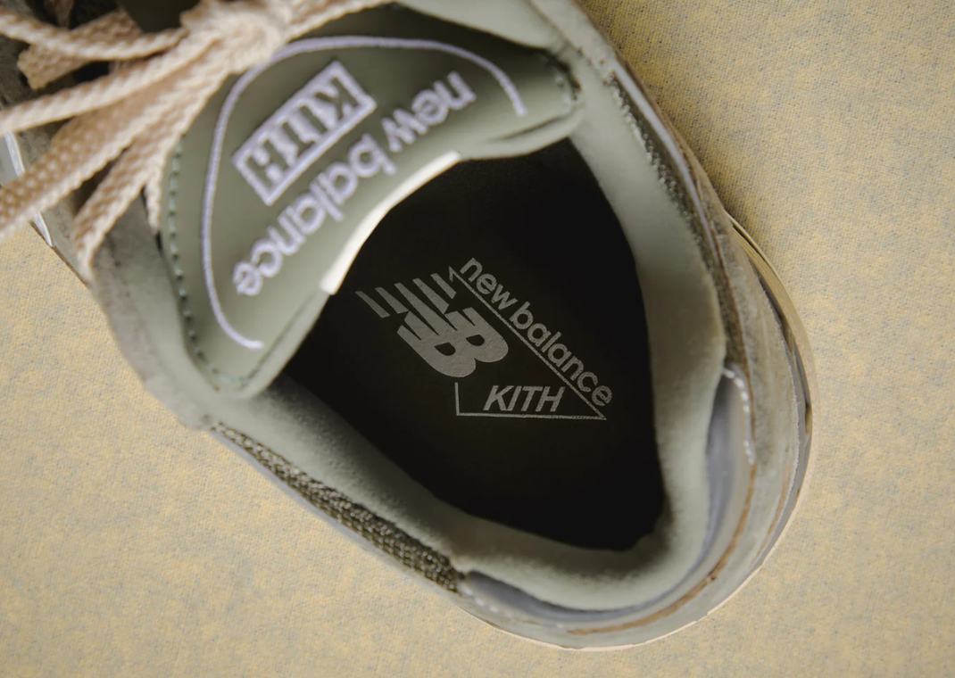 Kith x New Balance 991v1 Made in UK Vetiver Insole