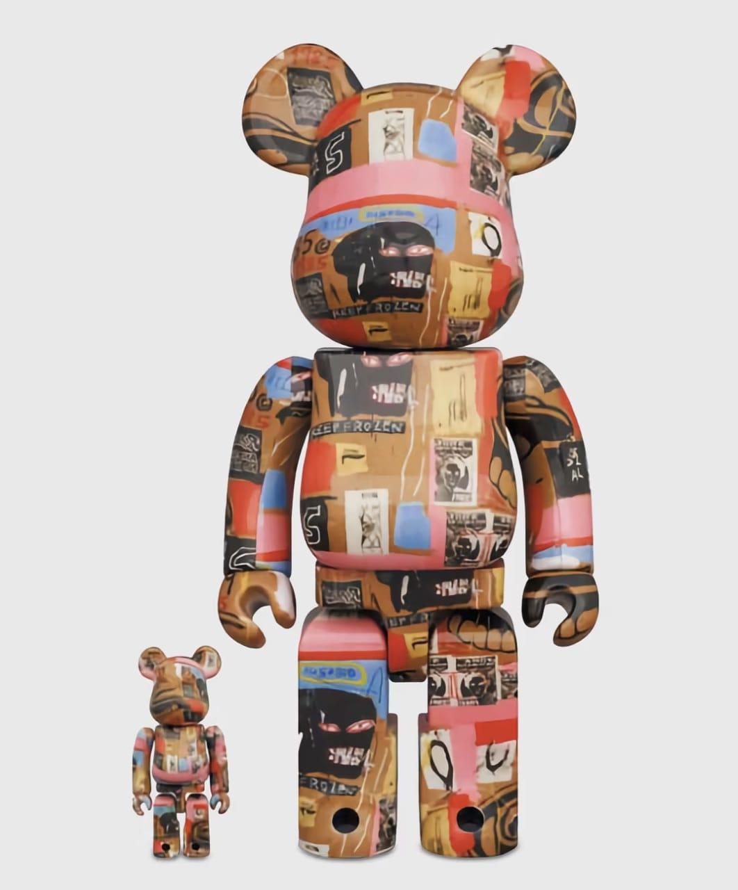 BE@RBRICK ANDY WARHOL × JEAN-MICHEL BASQUIAT #2 100% & 400% SET