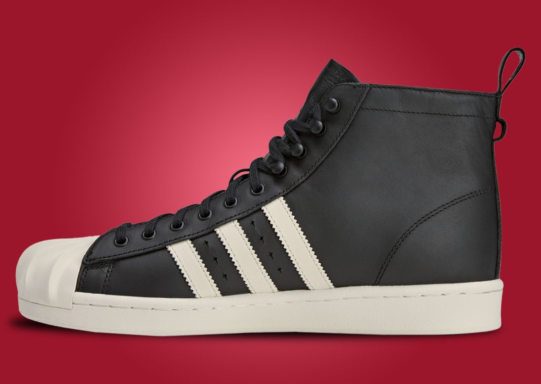 Thug Club x adidas Superstar Boots Black Medial