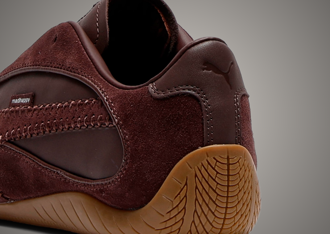 Madhappy x Puma Speedcat Plus Brown Mushroom - Heel Angle