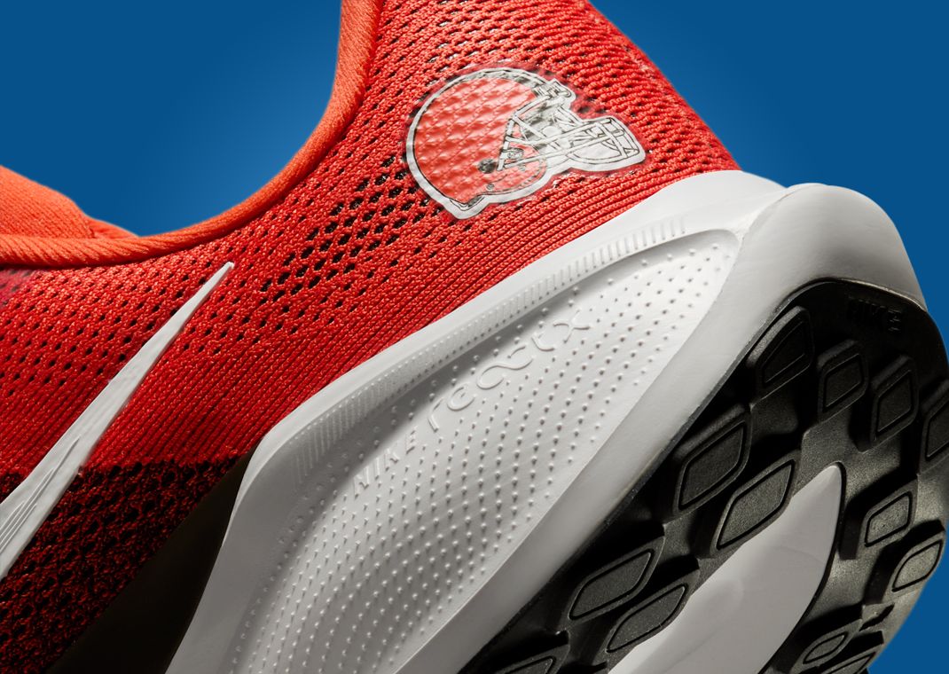 NFL x Nike Pegasus 41 Cleveland Browns Heel Detail