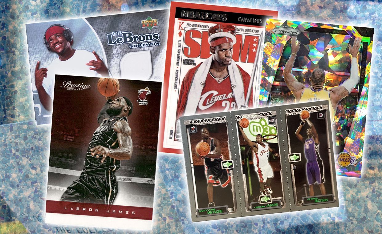A cool LeBron James card collection for under $100