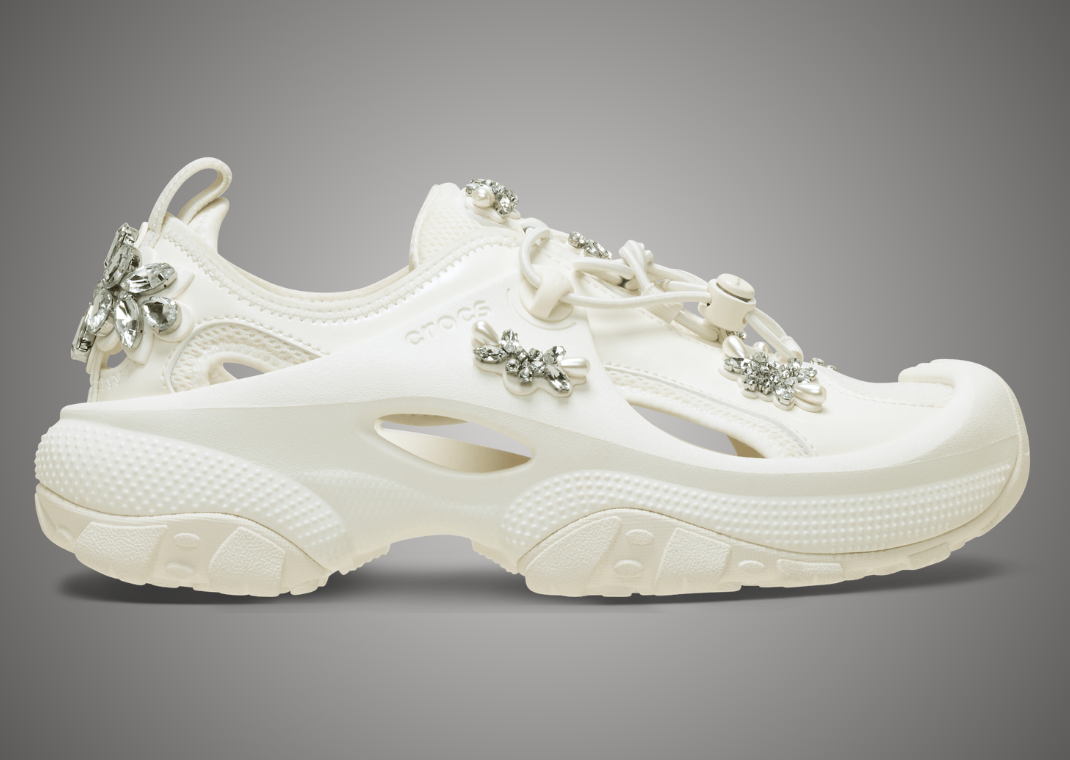 Simone Rocha x Crocs Trailbreak 2 Oyster - Lateral