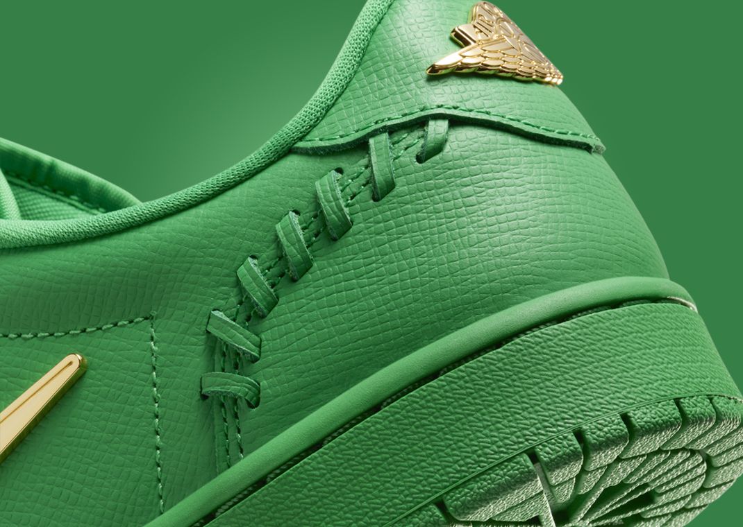 Air Jordan 1 MM Low Lucky Green (W) Heel Detail