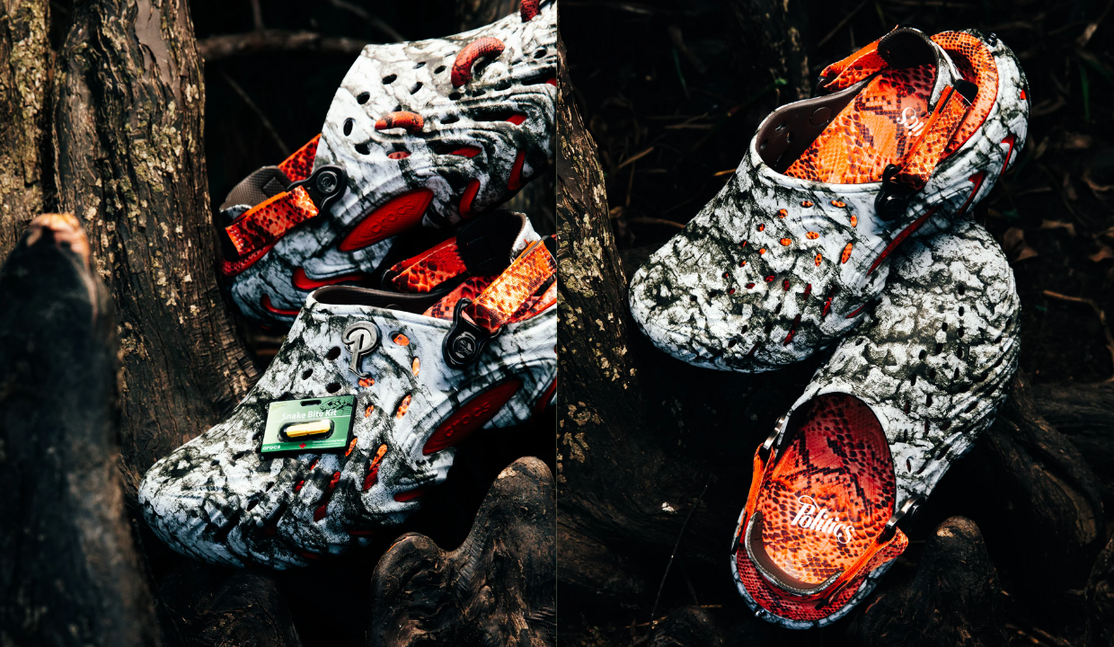 Sneaker Politics Wades into the Swamp with a Bayou-Bred Pair of Crocs Echo II