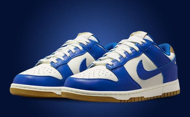 This Nike Dunk Low Gets A Game Royal And Sail Makeover