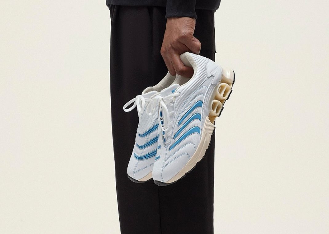 Kith x adidas Predator Megaride White Blue In-Hand
