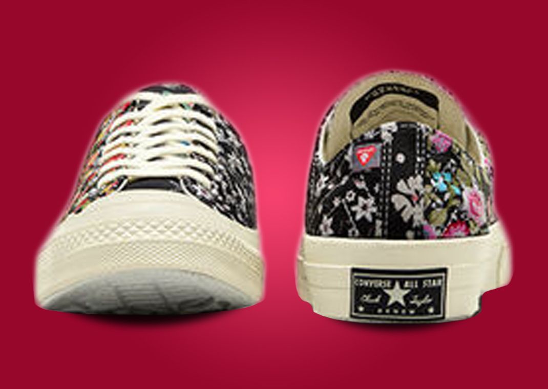 Beyond Retro x Converse Chuck 70 Ox Upcycled Canvas Front & Back