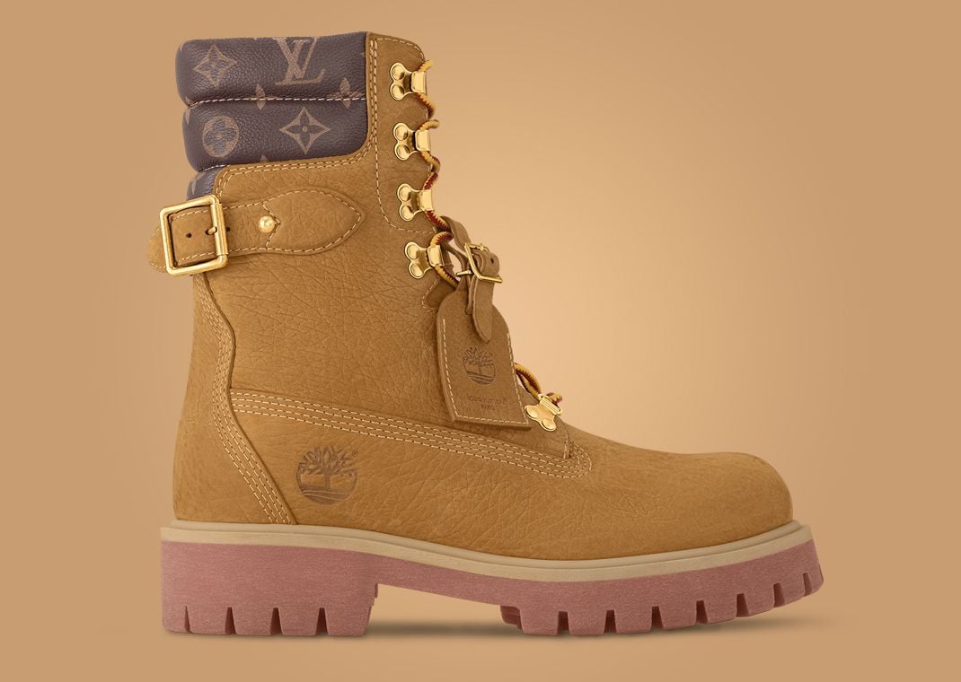 Louis Vuitton x Timberland Ranger Boot Beige