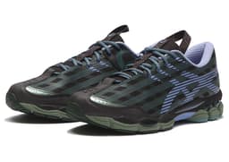 Kiko Kostadinov x Asics US8-S Gel-SJ33 Roasted Coffee Periwinkle Blue - Angle