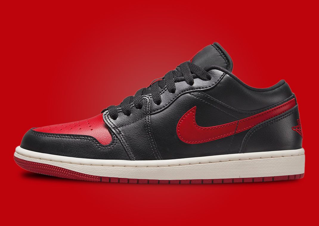 Vintage Vibes Hit This Women's Exclusive Air Jordan 1 Low Bred