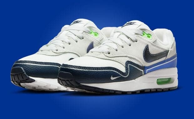 Nike Air Max 1 Obsidian Royal Green Strike (GS)