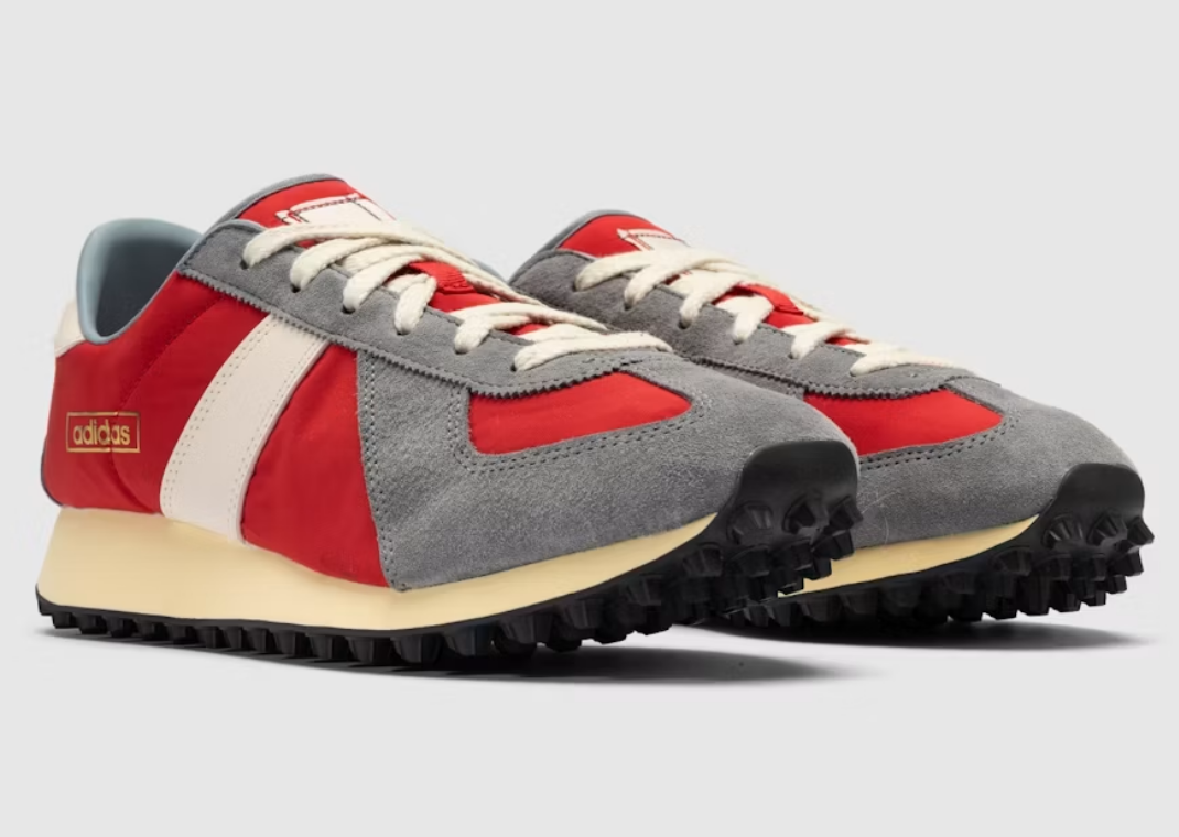 The Whitaker Group x adidas BW Run Do Not Duplicate Red Grey - Angle