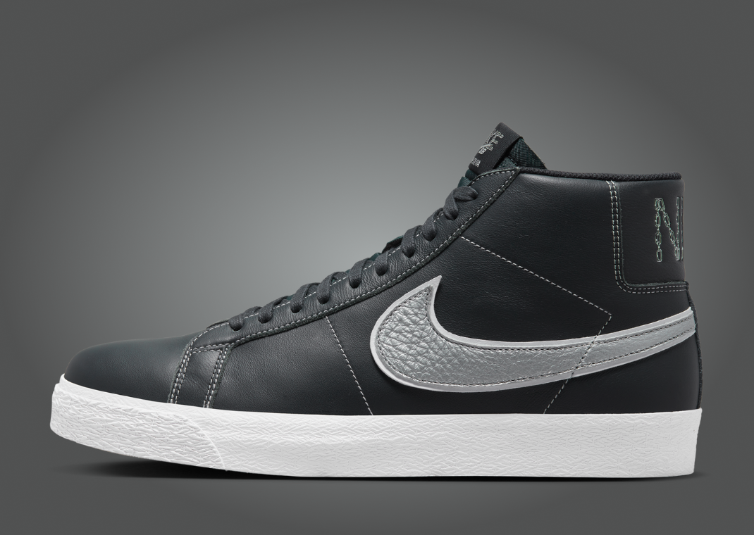 Mason Silva x Nike SB Zoom Blazer Mid Blackened Blue Lateral Side