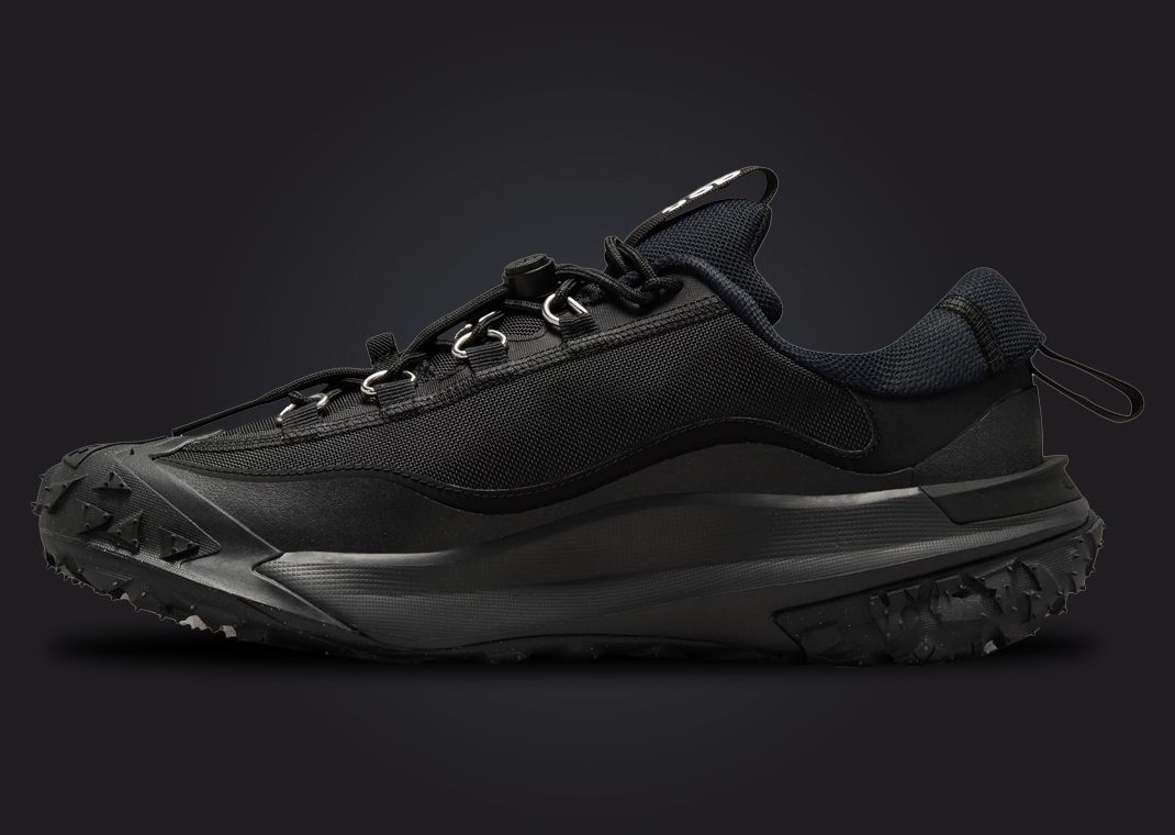 Comme des Garcons x Nike ACG Mountain Fly 2 Low Black Medial
