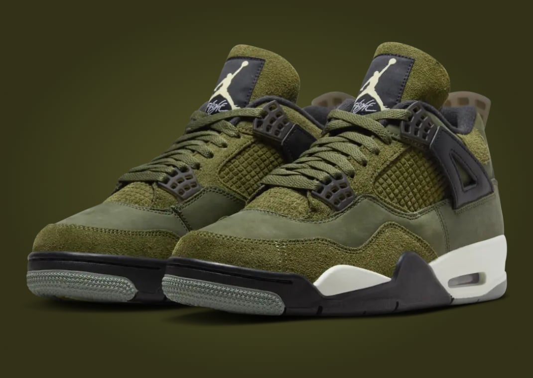 Air Jordan 4 Retro SE Craft Olive