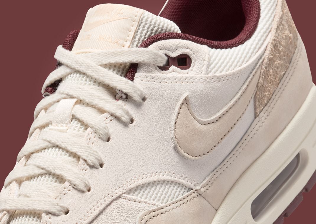 Nike Air Max 1 Light Orewood Brown Burgundy Crush