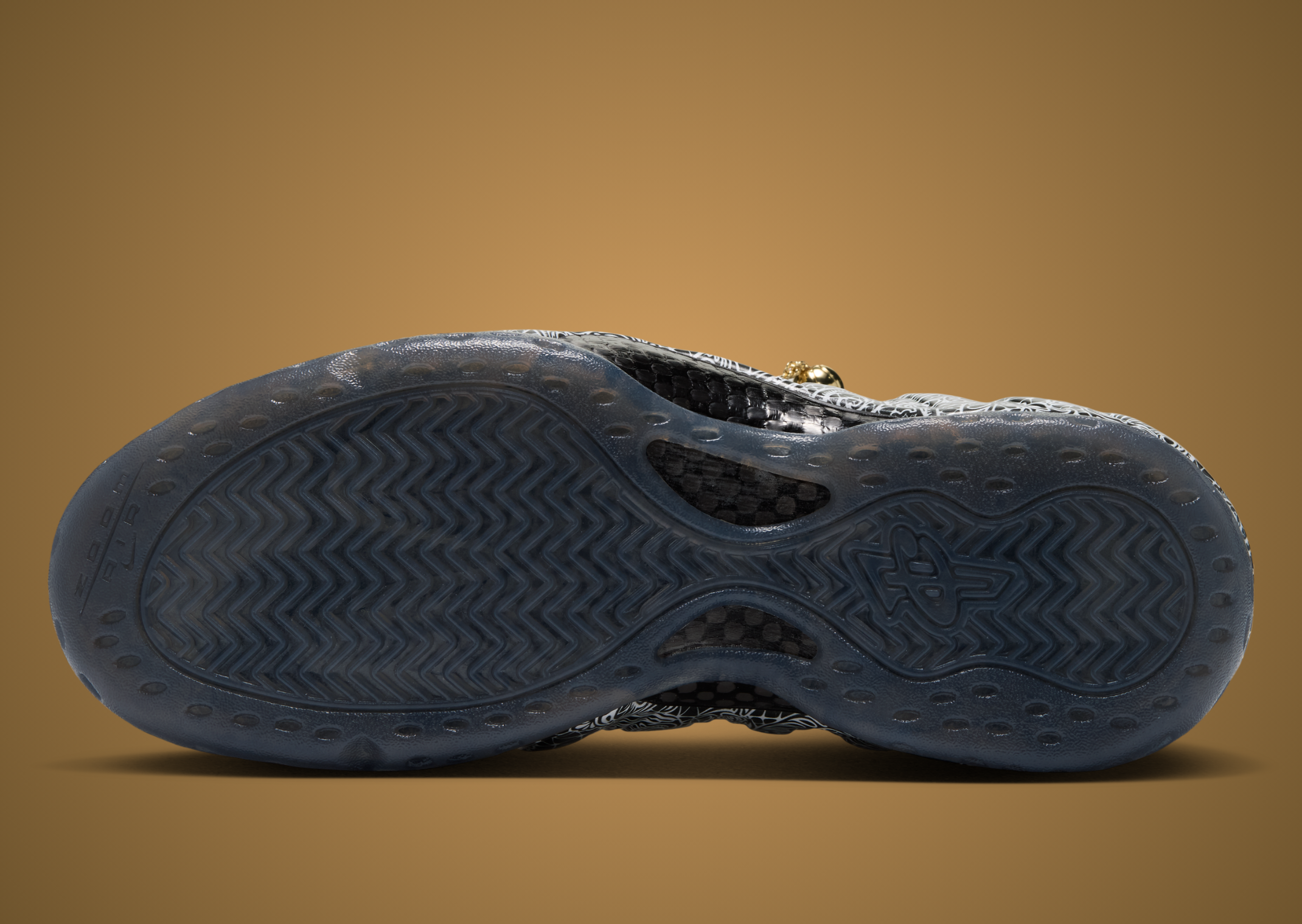 Victor Solomon x Nike Air Foamposite One Black - Bottom