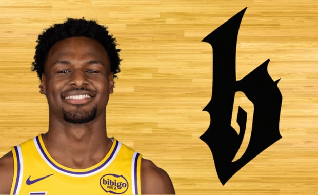 Bronny James Debuts New Personal Nike Logo