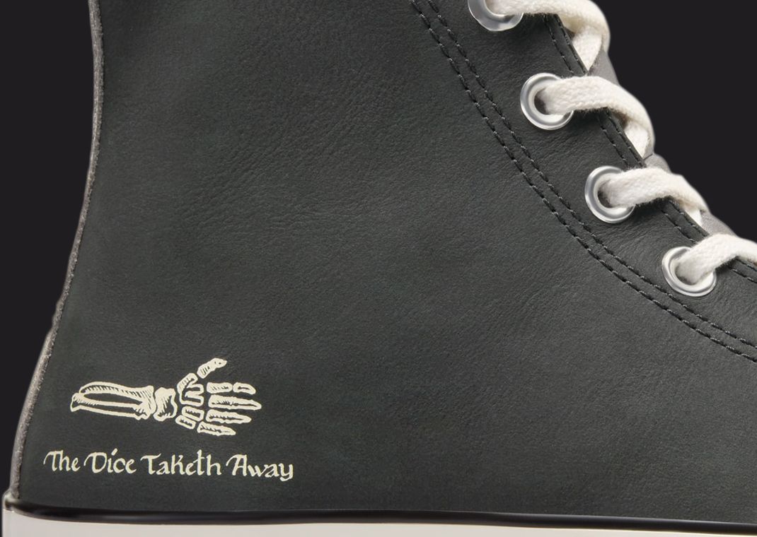 Dungeons & Dragons x Converse Chuck 70 Leather Black Grey Detail