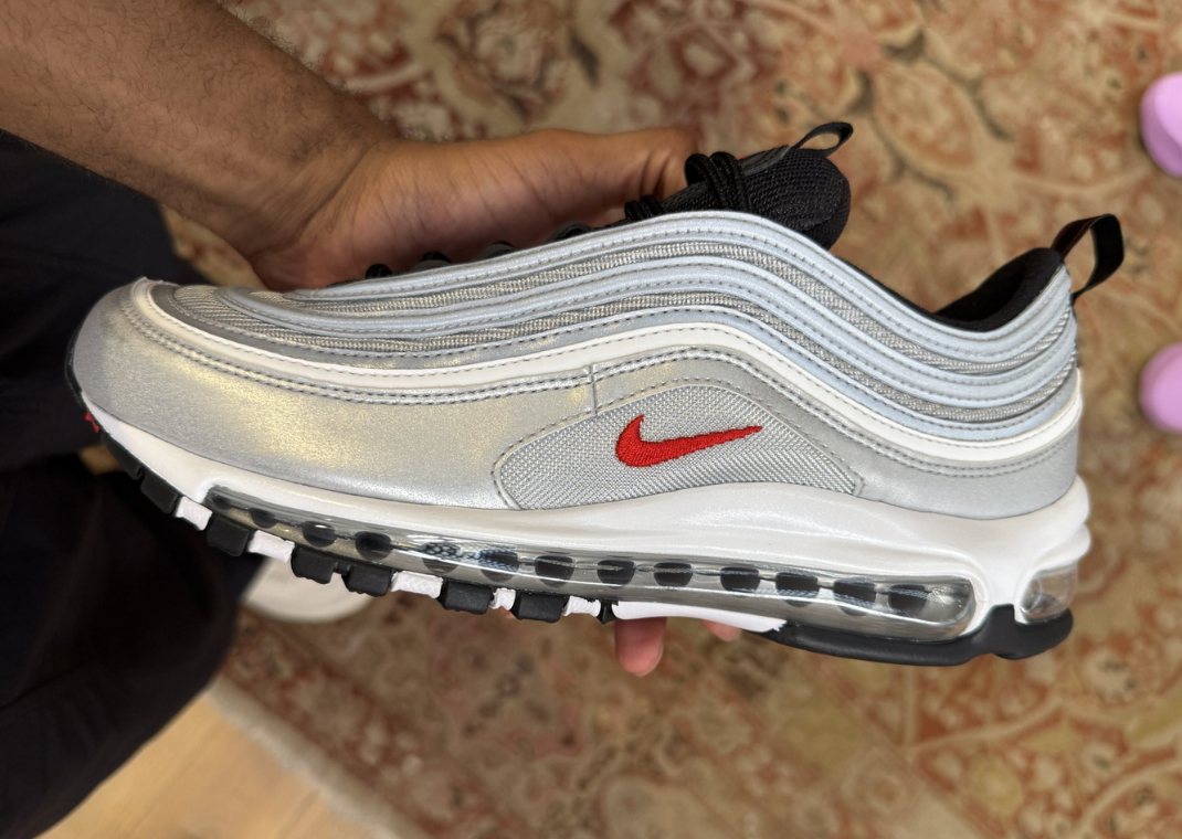 Nike Air Max 97 Silver Bullet Black Tongue