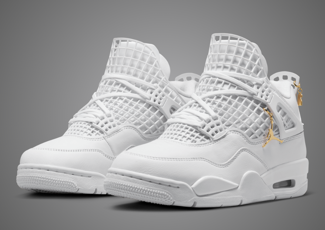 Air Jordan 4 NET White Womens 