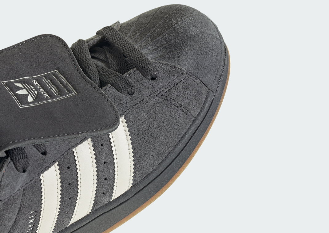 atmos x Pointless Journey x adidas Superstar Dark Grey - Detail