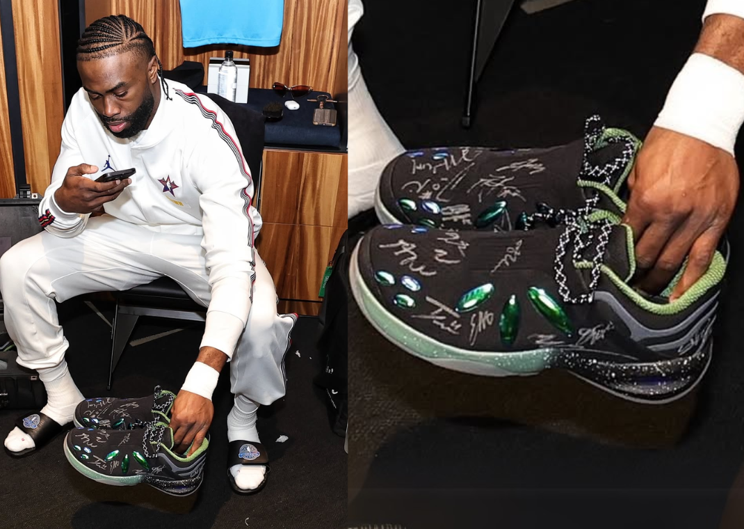 Jaylen Brown Debuts Unseen 741 Rover Colorway During NBA All-Star Game