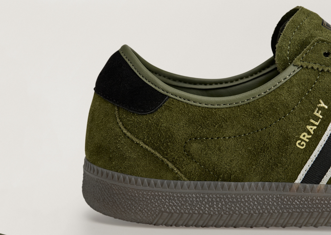 adidas Gralfy II SPZL Dark Green - Heel Detail